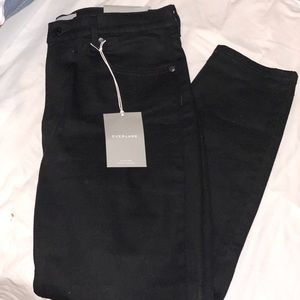 EVERLANE Blk High Rise Denim Jeans ~ New w/ Tags